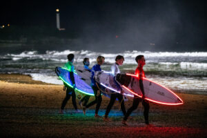Le Caraïbos Surf de Nuit a illuminé Anglet